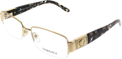 gold and diamond versace glasses|clear and Gold Versace glasses.